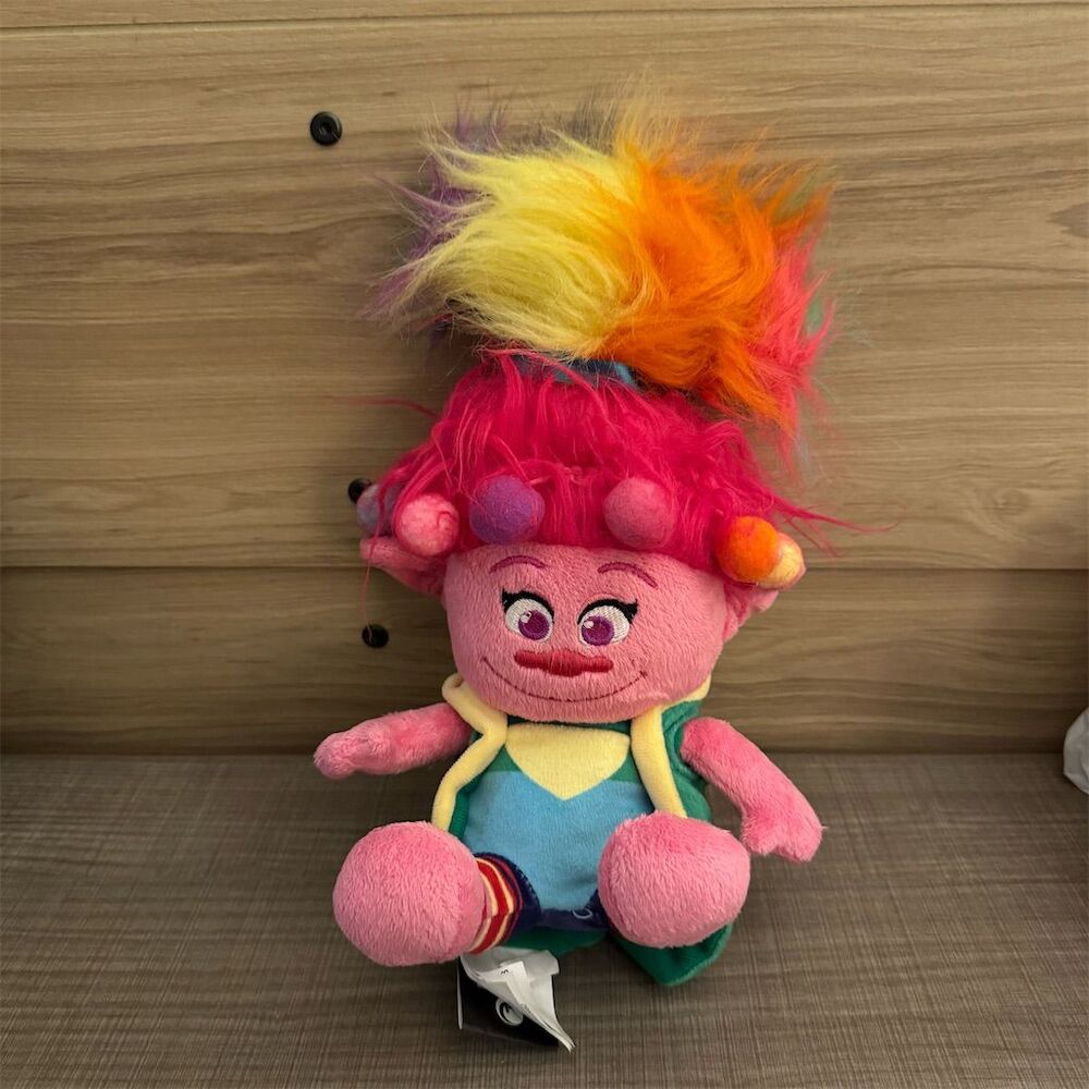 DreamWorks Trolls World Tour Poppy Plush Coin Bank Multicolor